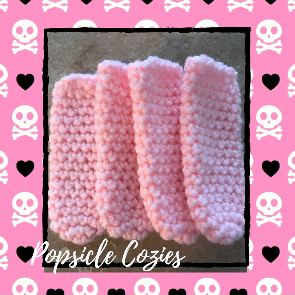 Crocheted Popsicle Cozies (4 Pack)